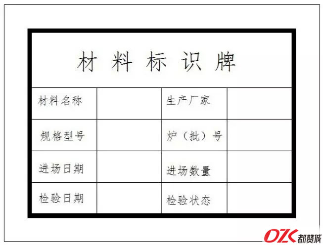 施工现场标牌