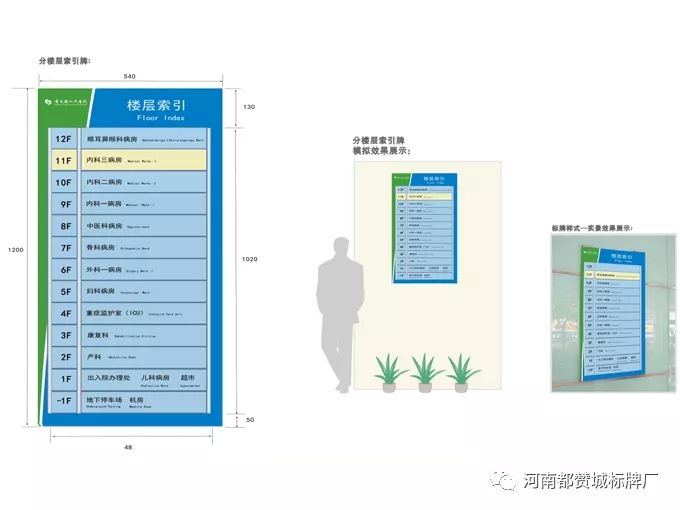 医院标识标牌设计方案