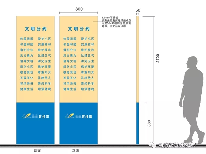 地产小区标识标牌设计方案