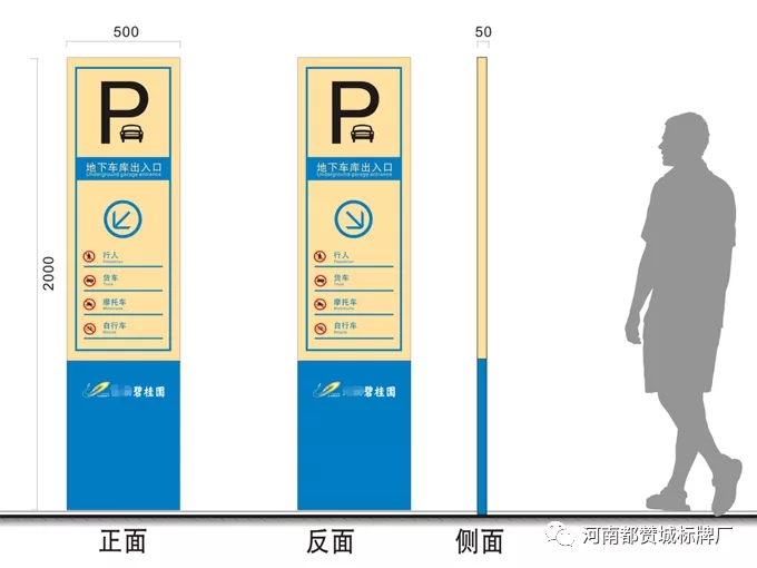 地产小区标识标牌设计方案