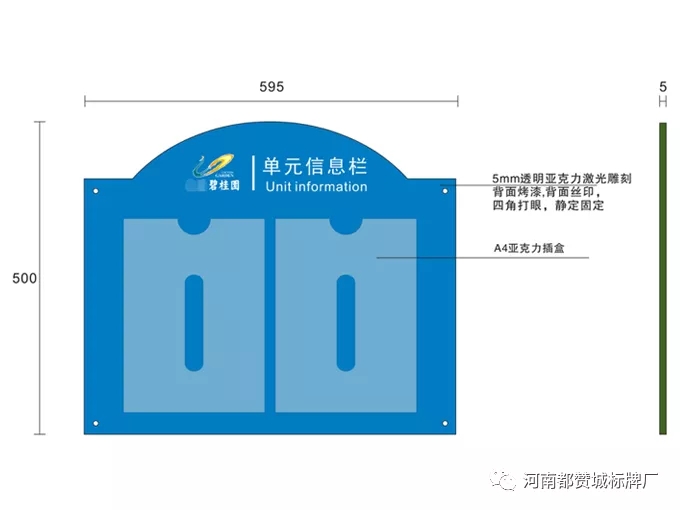 地产小区标识标牌设计方案