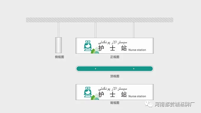 某人民医院标识导视系统设计方案+制作案例