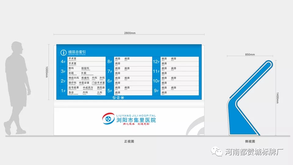 医院室内标识标牌导视系统设计方案