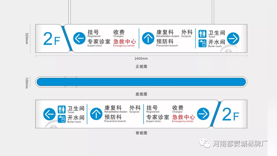 医院室内标识标牌导视系统设计方案