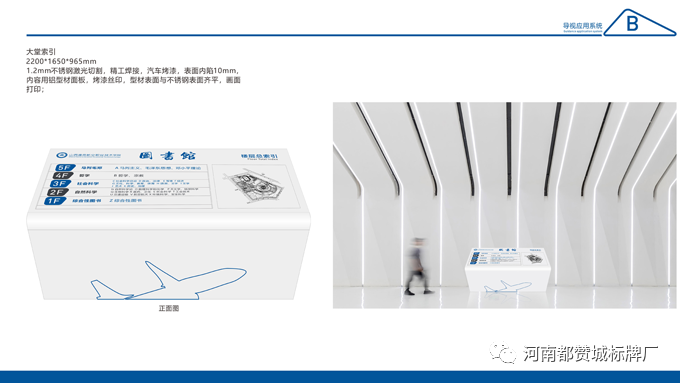 学校标识导视系统设计方案+效果图