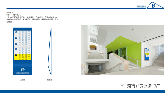 学校标识导视系统设计方案+效果图