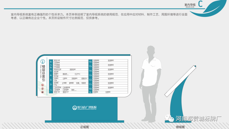 某医院户外+室内标识标牌设计方案