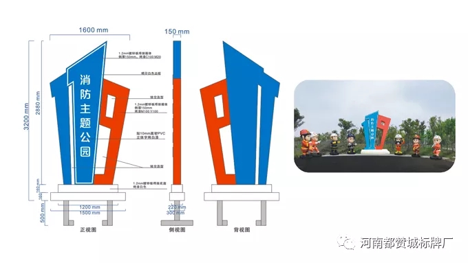 消防主题公园标识标牌设计方案