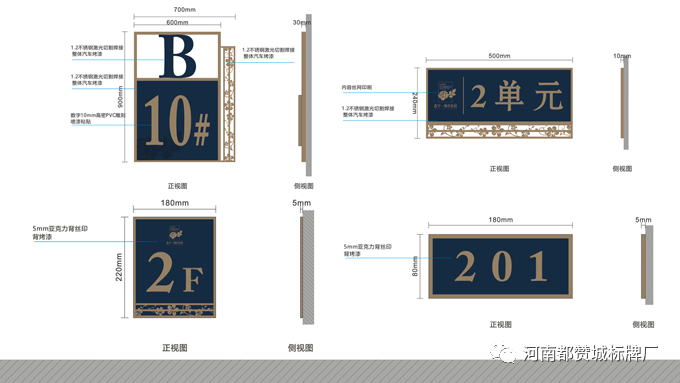 小区标识标牌设计方案