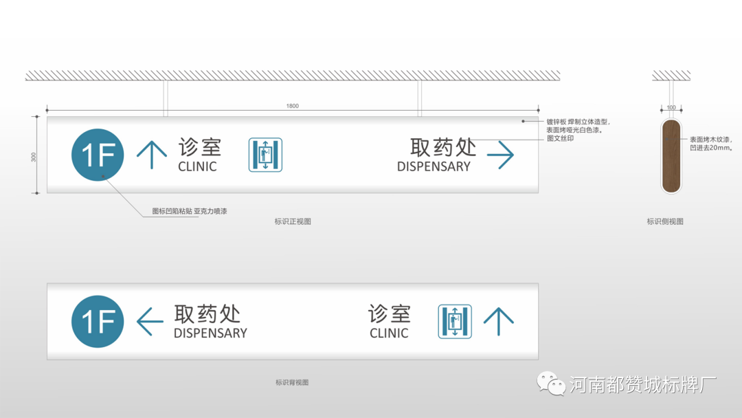 某老年病医院标识导视设计方案