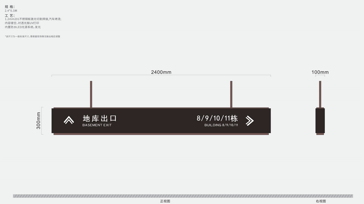 某小区园区标识标牌设计方案图片